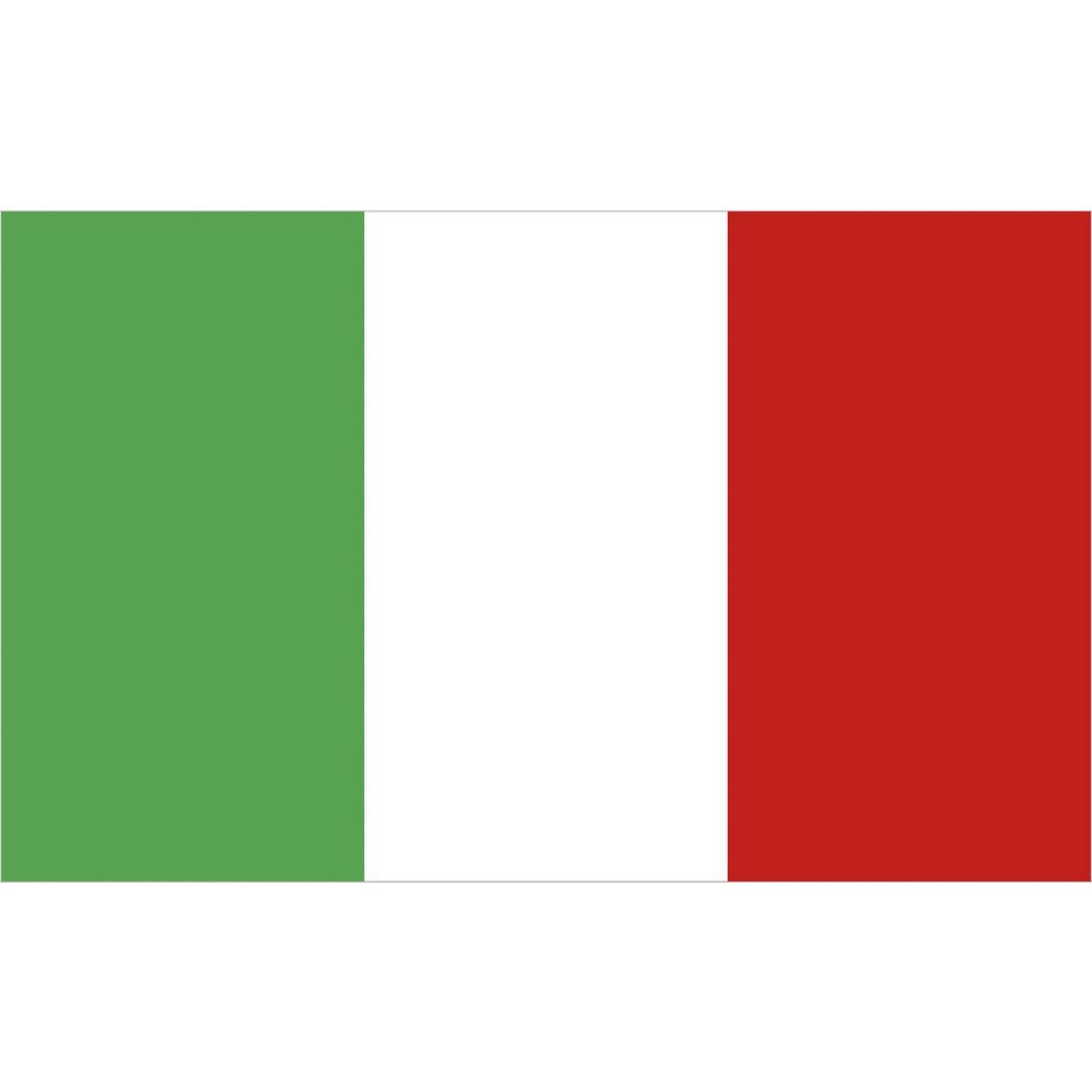 Drapeau Italie Polyester Vert Blanc Rouge Tous Supporters La Foir Fouille