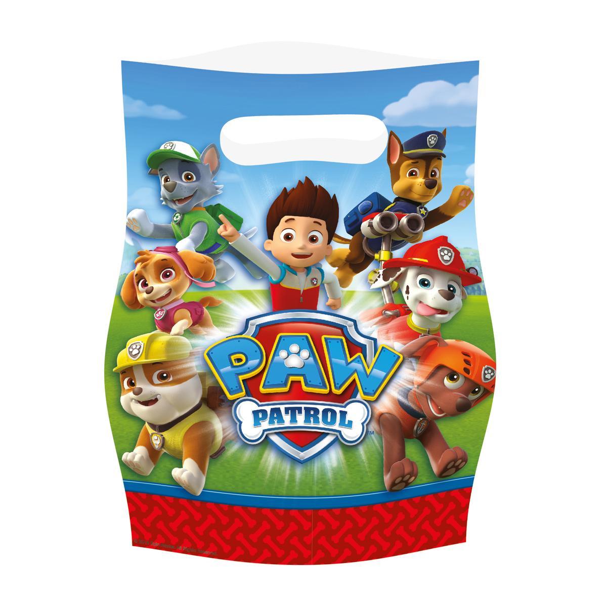 8 Sacs De Fete Paw Patrol Vaisselle Jetable La Foir Fouille