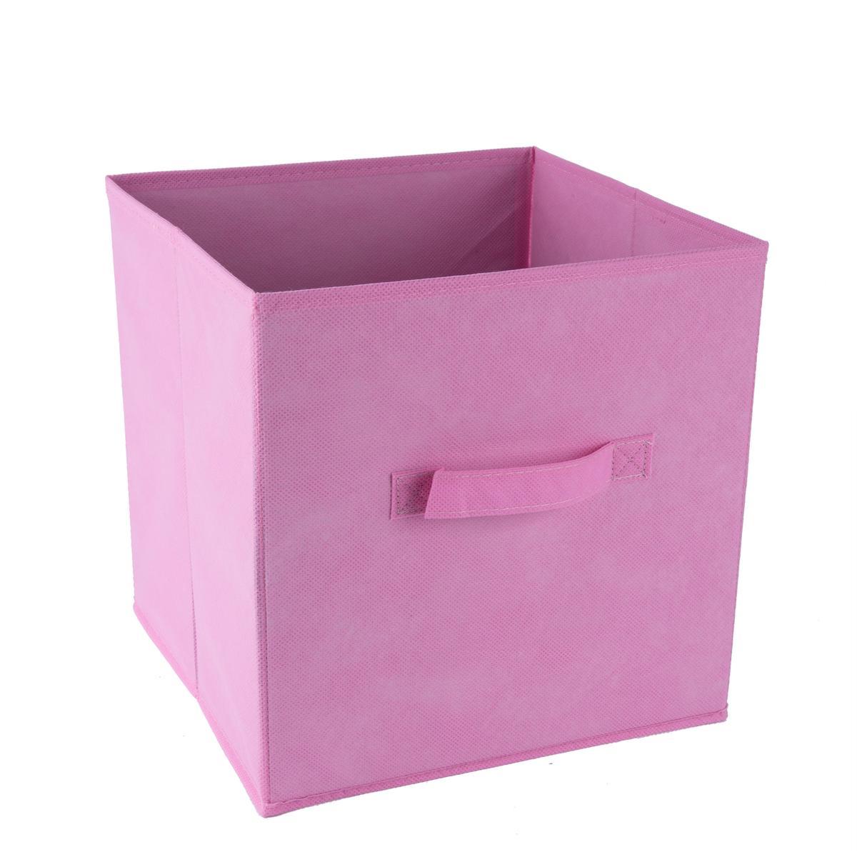 Cube rangement tissu 28x28