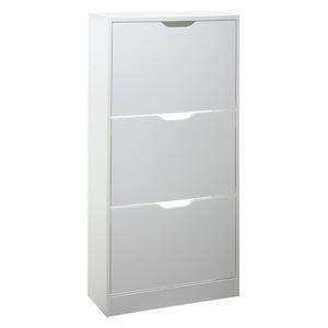 Range-chaussure 3 tiroirs - Blanc