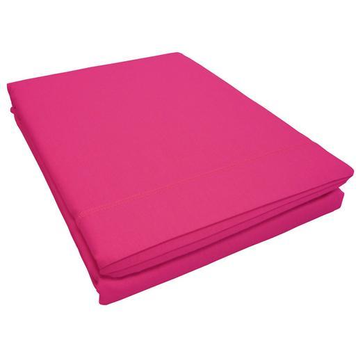 Drap plat 2 personnes - 240 x 300 cm - Rose fuchsia Drap plat 2 personnes - 240 x 300 cm - Rose fuchsia