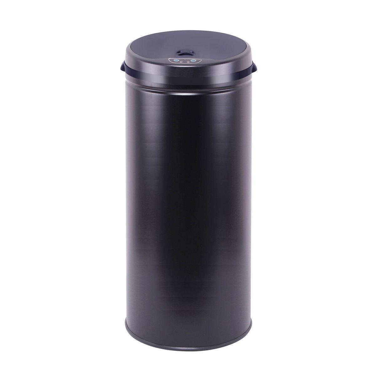 Poubelle Automatique Genia Ronde 42 L Differents Modeles Noir Izeo Poubelles La Foir Fouille