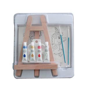 Kit de peinture enfant - Bois et plastique - Multicolore