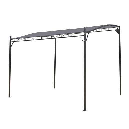 Pergola Baldo 2 5 X 3 X H 2 5 M Gris Moorea Tonnelles De
