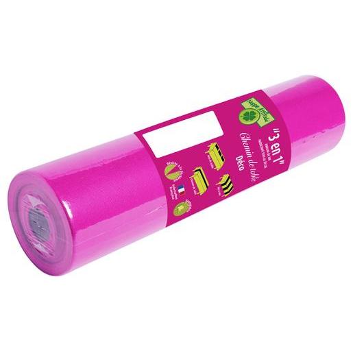 Chemin De Table Rose Vaisselle Jetable La Foir Fouille
