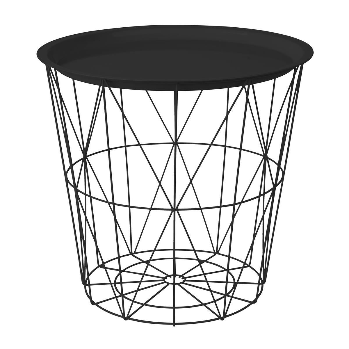 bout de canape exterieur filaire joy noir tables basses et bouts de canape la foir fouille