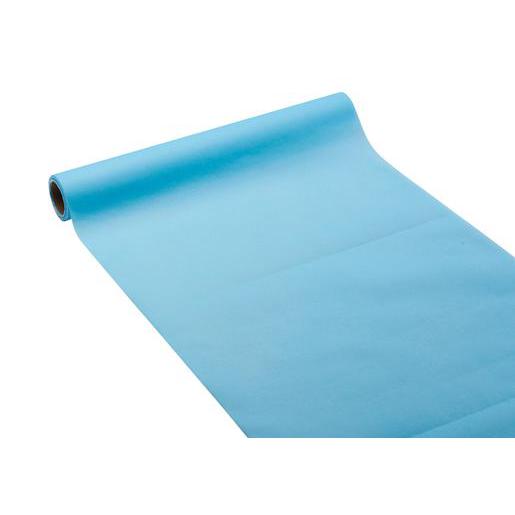 Chemin De Table Intisse Bleu Vaisselle Jetable La Foir Fouille