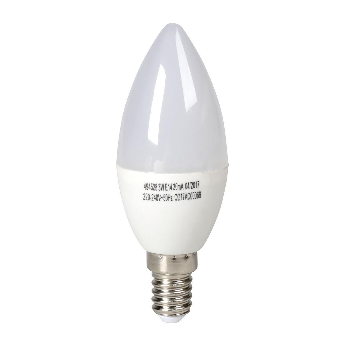 Ampoule LED éco bougie 3 W E14