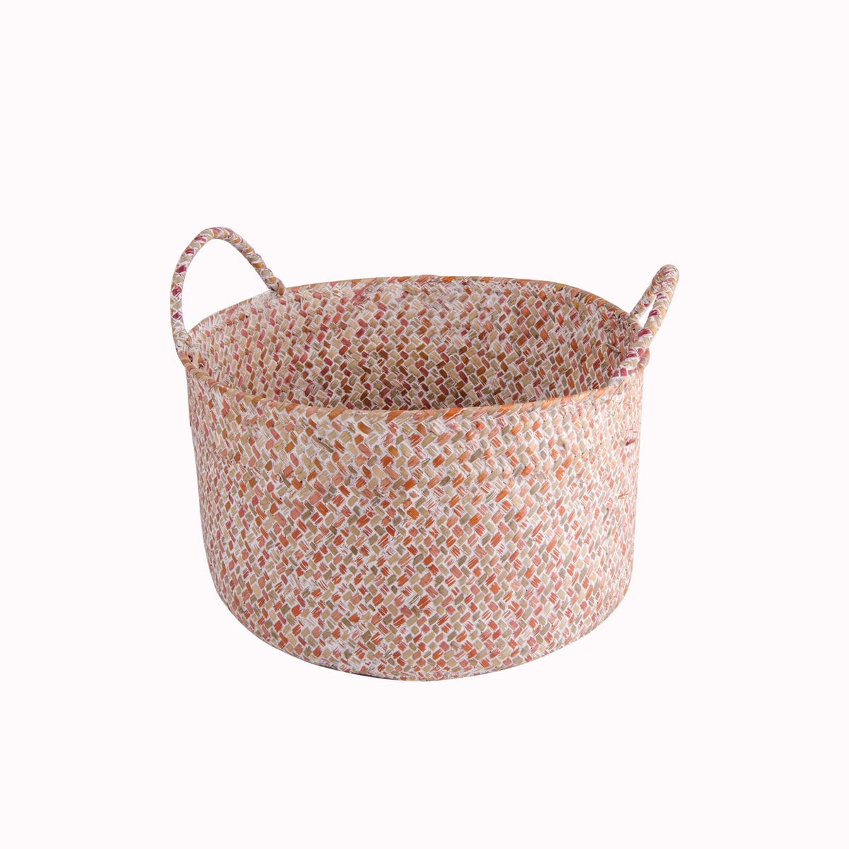 Panier décoratif - 26 x 26 x 16 cm - Beige, Rouge, Blanc Panier décoratif - 26 x 26 x 16 cm - Beige, Rouge, Blanc