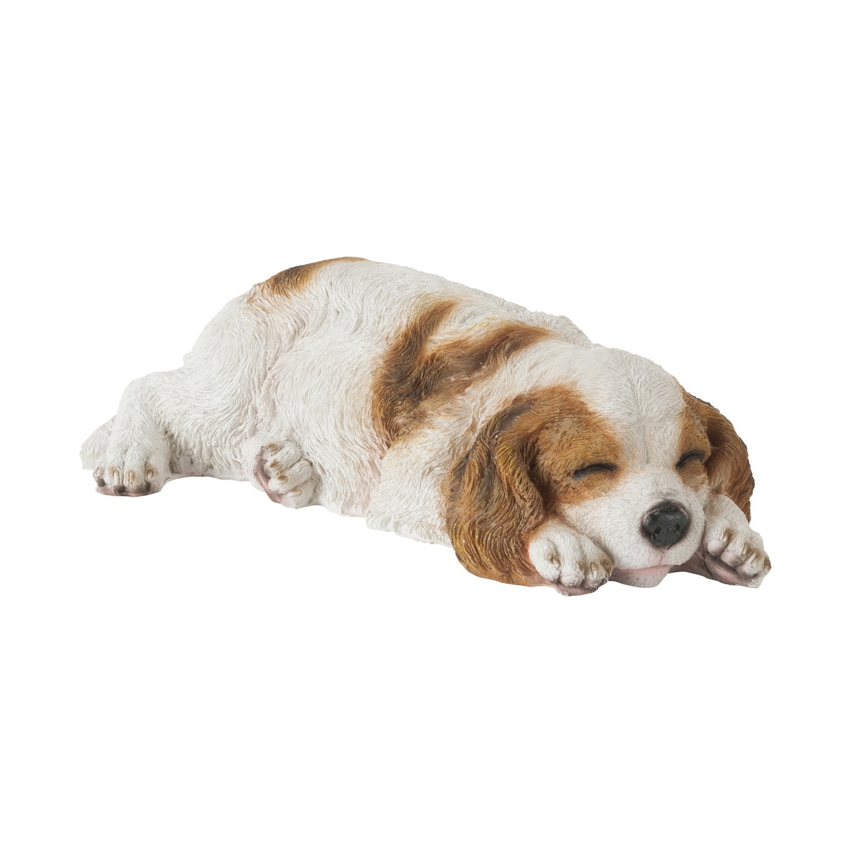 Figurine chiot Épagneul - 39 x 19 x 10,5 cm - Blanc, Marron Figurine chiot Épagneul - 39 x 19 x 10,5 cm - Blanc, Marron