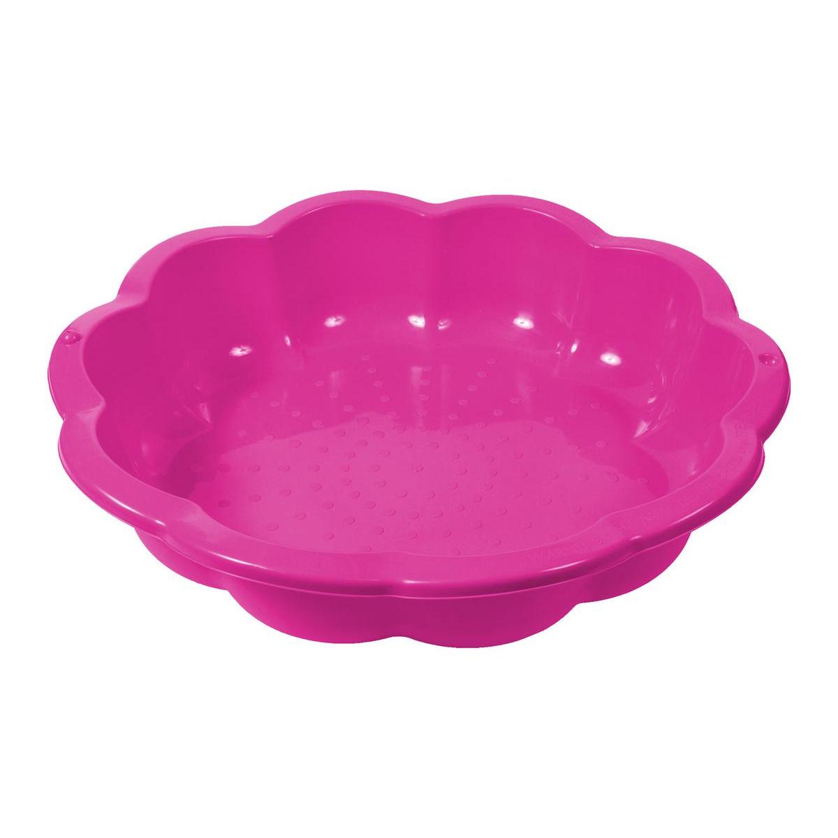 Bac à sable coquille - Plastique - 93 x 93 x H 20 cm - Jaune Bac à sable coquille - Plastique - 93 x 93 x H 20 cm - Jaune