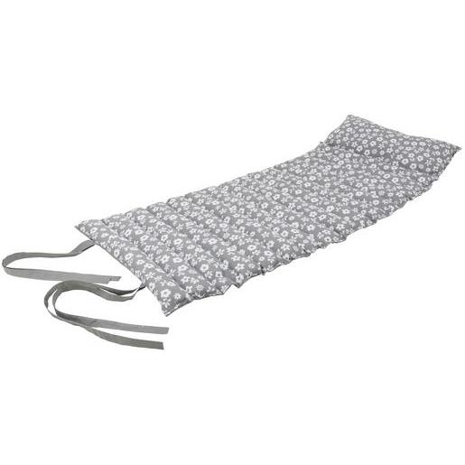 Matelas Bain De Soleil Coton Polyethylene Gris Textile De