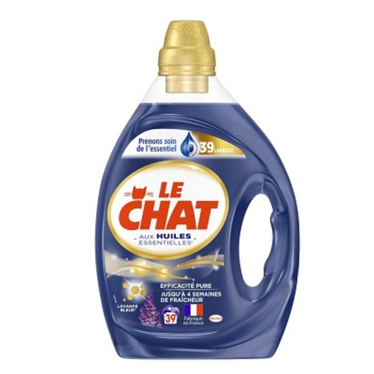 Lessive Liquide Le Chat Aux Huiles Essentielles 1 95 L Bleu L Anniversaire 45 Ans De Fetes A La Maison La Foir Fouille