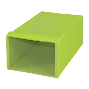 Boîte à chaussures en tissu - 35 x 22 x 14 cm - Vert