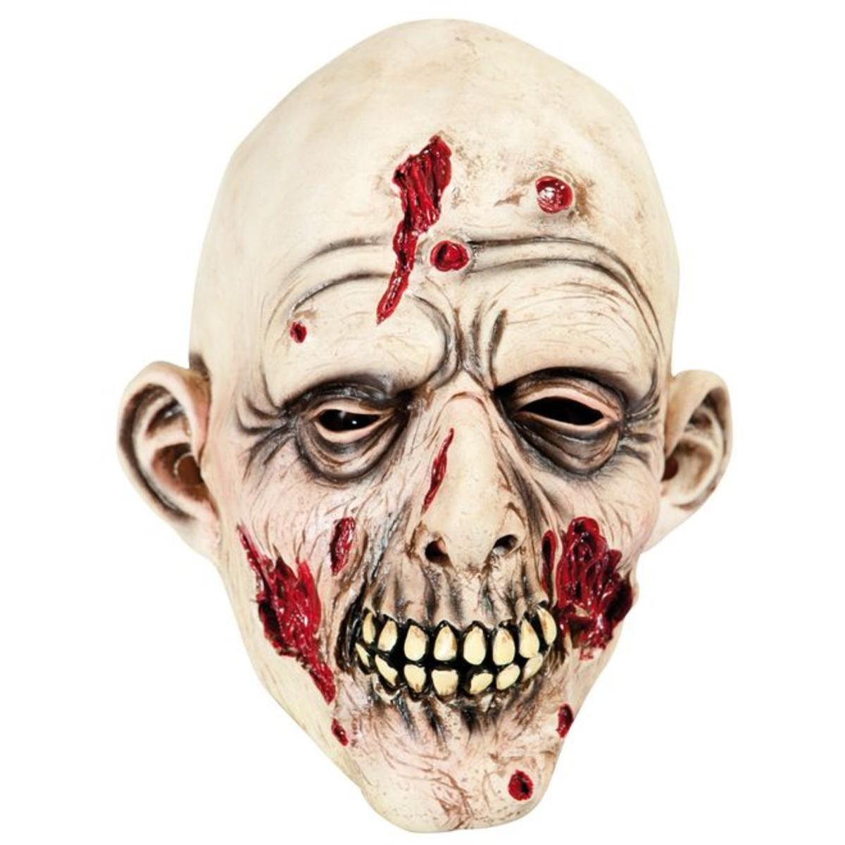 Masque adulte latex intégral mort-vivant - L 30 x H 2 x l 21 cm - Multicolore - PTIT CLOWN