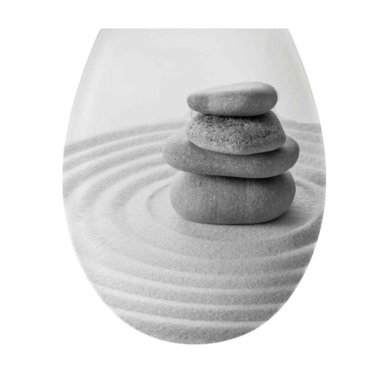 Abattant WC Galets Gris