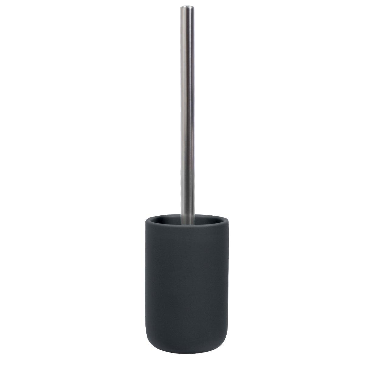 Pot WC avec brosse - Noir Pot WC avec brosse - Noir
