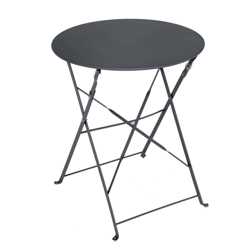 Table Diana Ronde Gris Moorea Mobilier De Jardin La Foir