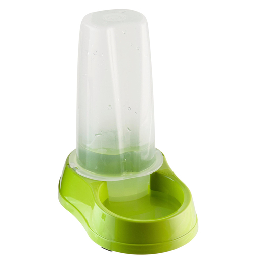 Distributeur d'eau et nourriture - Polypropylène - 18,5 x 12 x H 20 cm - Vert Distributeur d'eau et nourriture - Polypropylène - 18,5 x 12 x H 20 cm - Vert