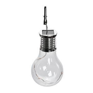 Suspension ampoule solaire à LED - ø 5.8 x H 12 cm - MOOREA
