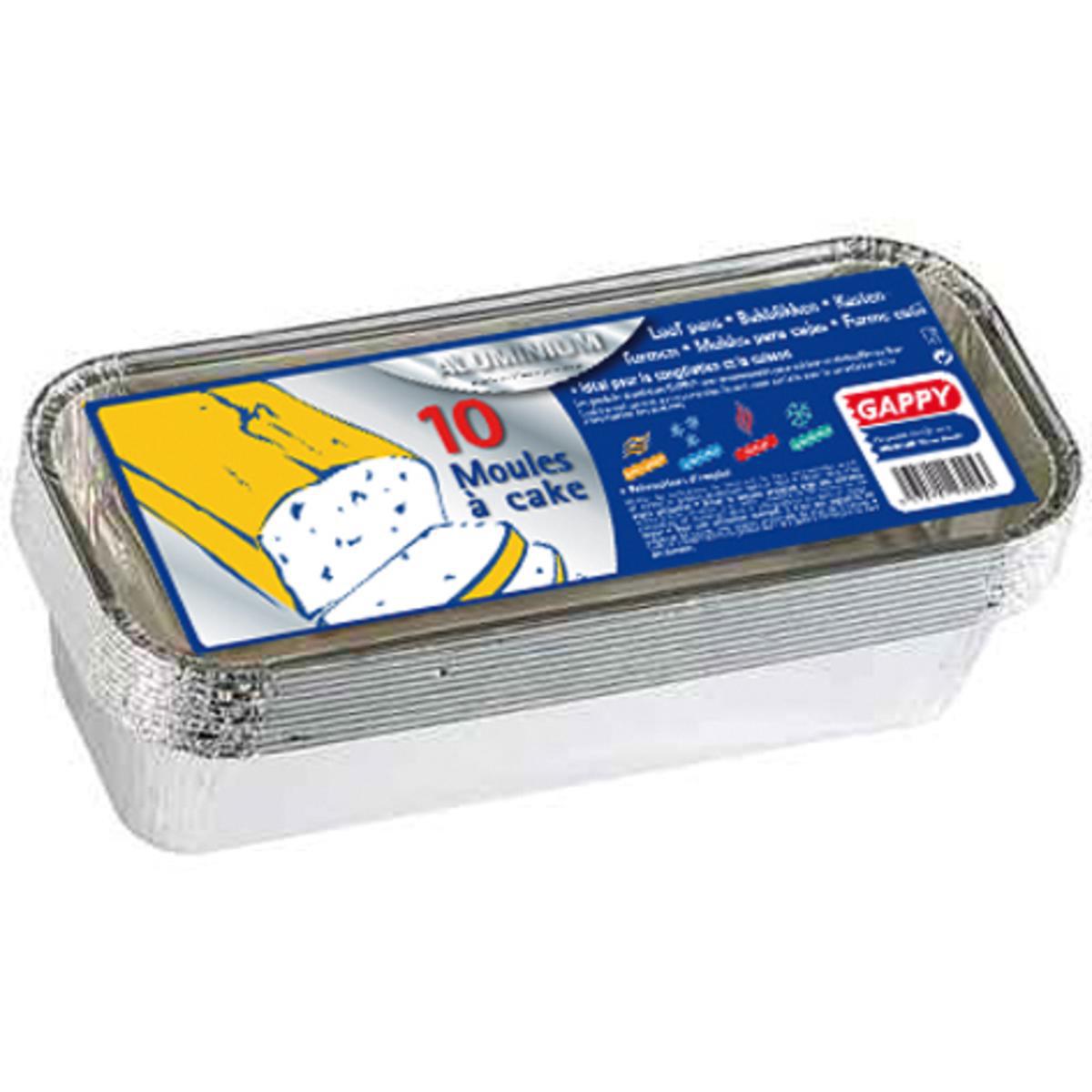 Lot De 10 Moules A Cake Gappy Gris Vaisselle Jetable Pour Buffet La Foir Fouille