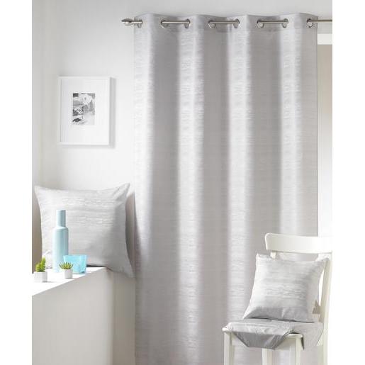 Rideau Jacquard Gris Rideaux Et Voilages La Foir Fouille