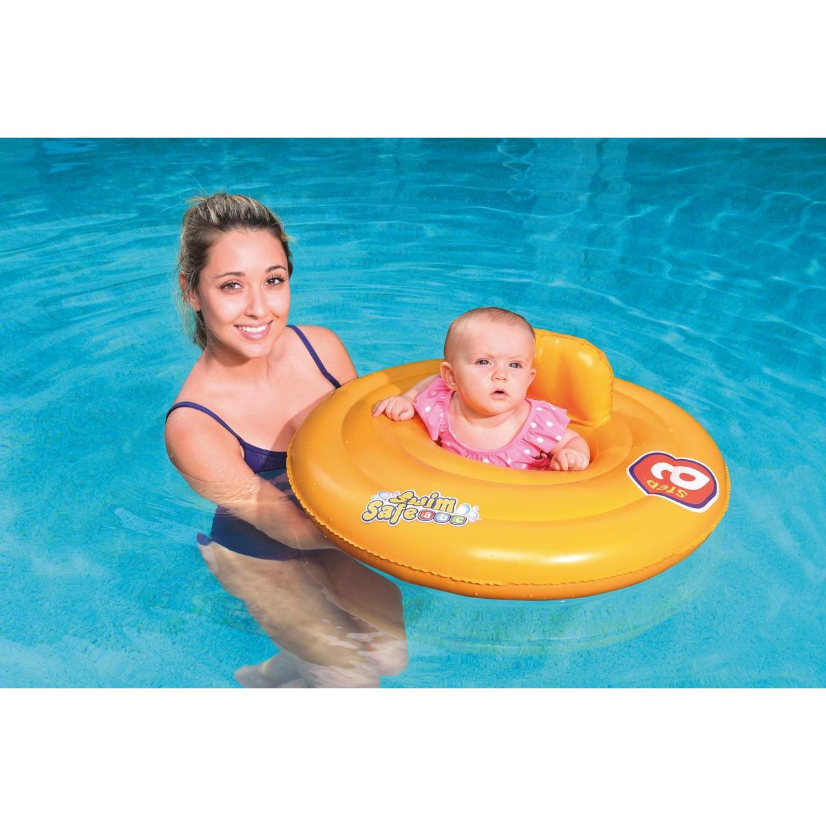 Support Bouee Gonflable Bebe O 64 X H 24 Cm Jaune Bestway Bouees Matelas Et Jeux Gonflables La Foir Fouille