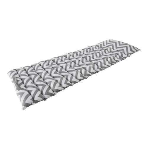 Matelas Bain De Soleil Coton Polyethylene Gris Textile De