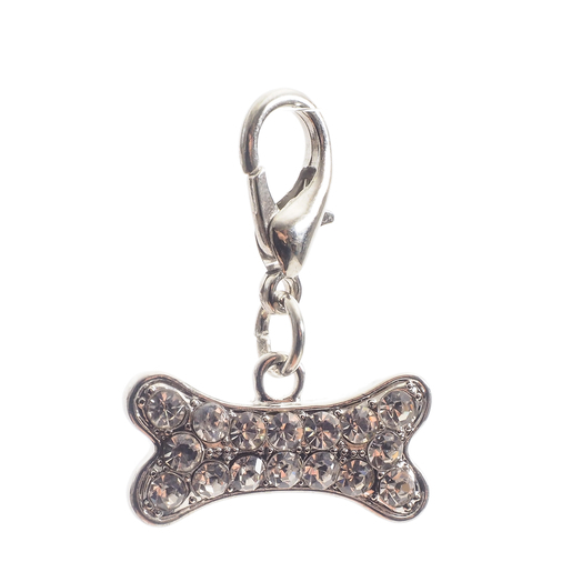 Médaillon os avec stars - H 3.5 cm Médaillon os avec stars - H 3.5 cm