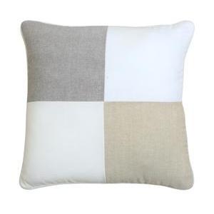 Coussin duo - 60 x 60 cm - Beige