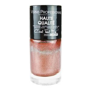 Vernis à ongles teinte métallisée n°26 - ø 2.8 x H 6.75 cm - Cuivre métallisé - MISS EUROPE
