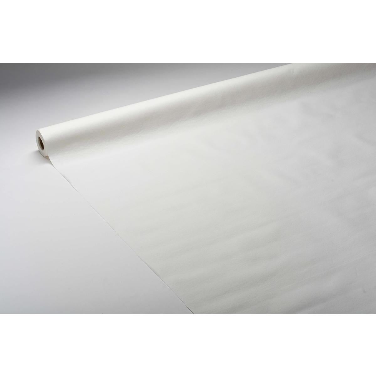 Rouleau nappe papier blanc 1,20 m x 100 m