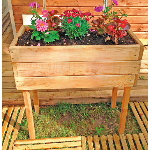 Carre A Potager 100 Pin Beige Occultation Bordures Et