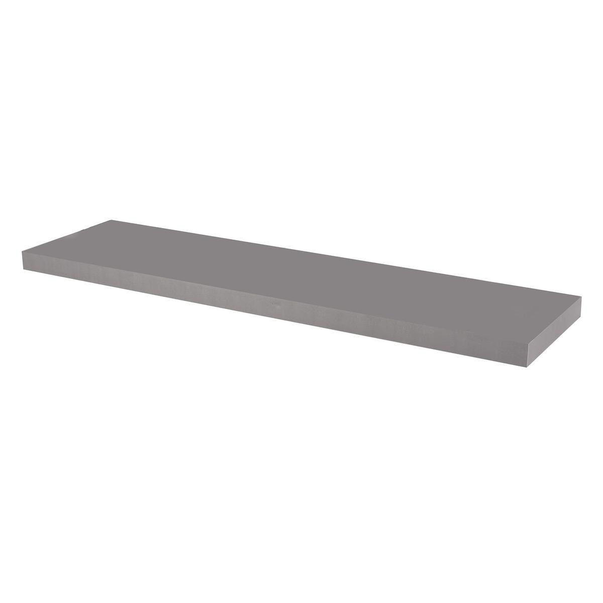 Etagère murale - 80 x 22,8 x H 3,4 cm - Gris Etagère murale - 80 x 22,8 x H 3,4 cm - Gris