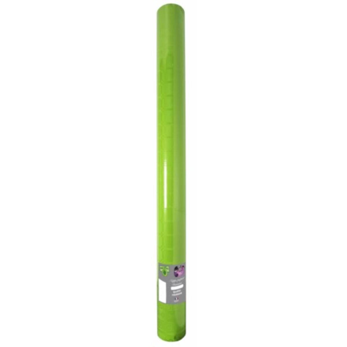 Nappe effet damassé - Papier - 6 m x 120 cm - Vert pomme Nappe effet damassé - Papier - 6 m x 120 cm - Vert pomme