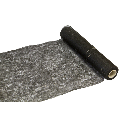 Chemin De Table Intisse Fils Lurex Tissu Non Tisse Noir