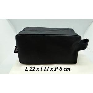 Trousse de toilette - L 22 x H 9 x l 11 cm - Noir