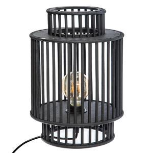 Lampe bambou Lixa noire H 35 cm