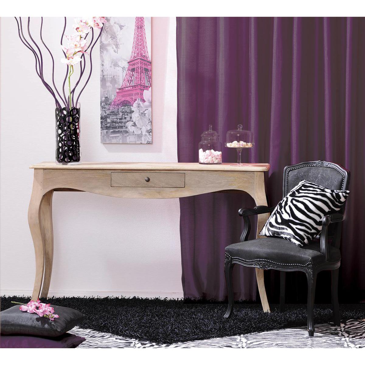 Panneau à oeillets- 100% polyester - 140 x 240 cm - Violet Panneau à oeillets- 100% polyester - 140 x 240 cm - Violet