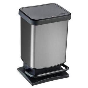 Soldes 2020 Poubelle Automatique Avec Seau Gris Metallise 40 L