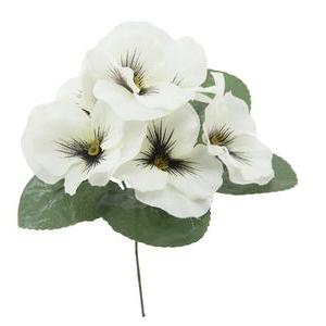 Mini bouquet de pensées - H 22 cm