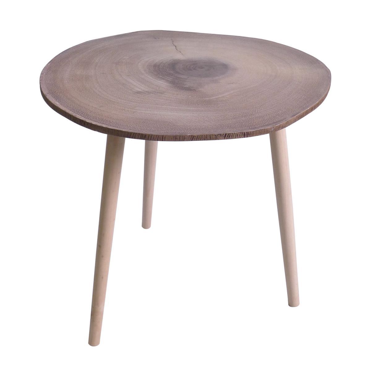 table basse marron style scandinave la foir fouille