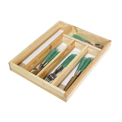 Range Couverts Pin Marron Materiel De Cuisine La Foir Fouille