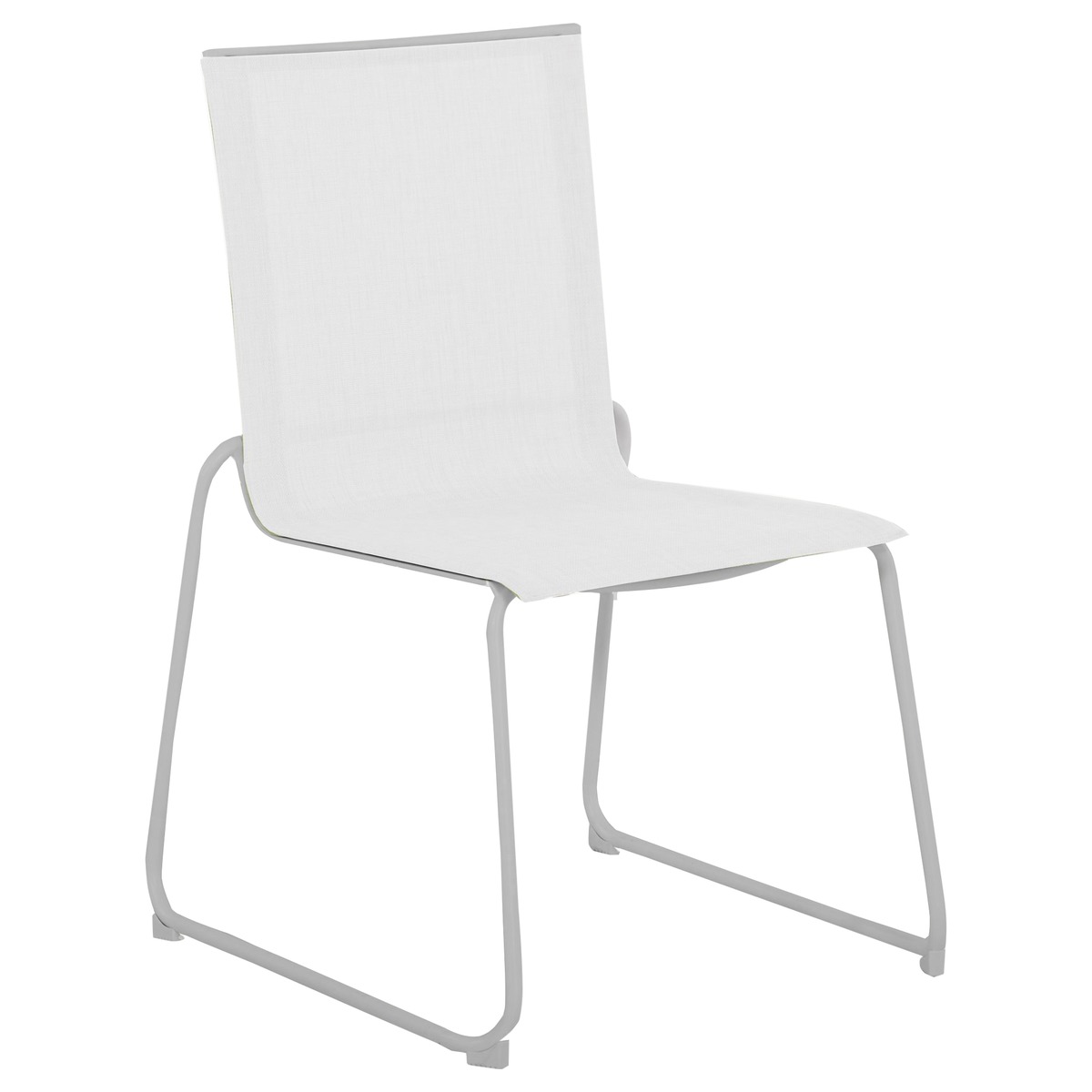 Chaise Sunrise - 60 x 56 x H 88 cm - blanc Chaise Sunrise - 60 x 56 x H 88 cm - blanc