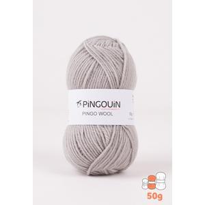 Pelote Pingo Wool - L 104 m - Différents coloris - Gris clair - PINGOUIN