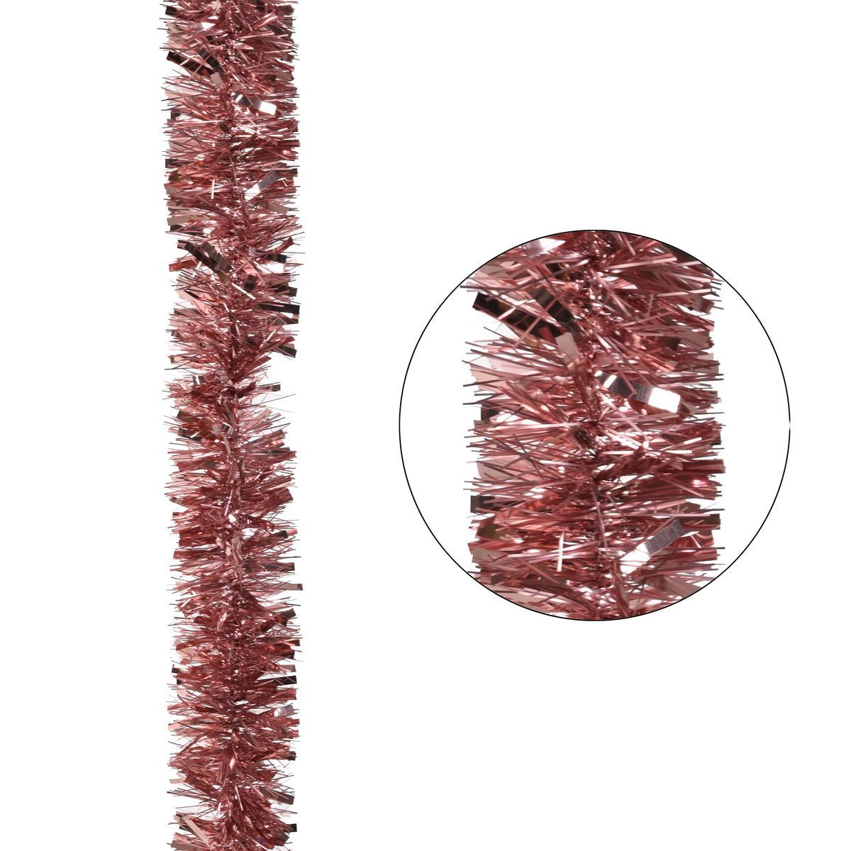 Guirlande scintillante - L 2 m x 10 cm x 6 brins - Rose, rouge Guirlande scintillante - L 2 m x 10 cm x 6 brins - Rose, rouge