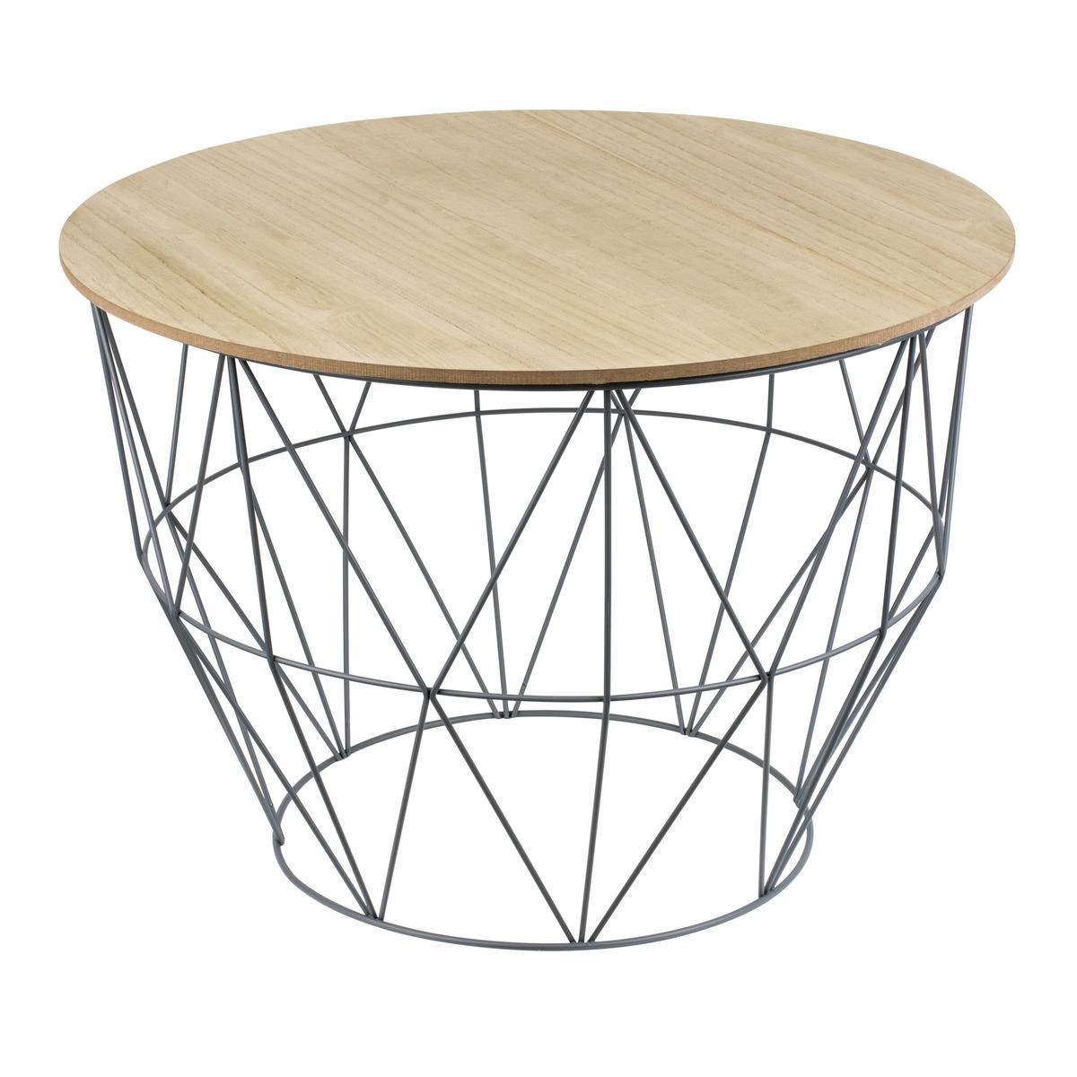 table d appoint panier deco pastel summer la foir fouille