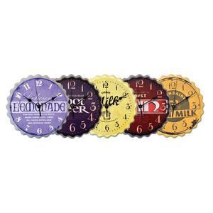 Pendule - Métal - 26 cm - Différents coloris