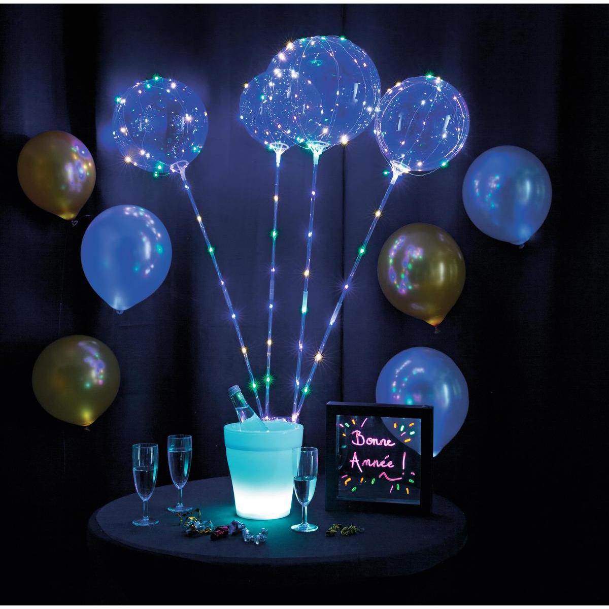 Ballon LED Lollypop - ø 45 x H 115 cm - Multicolore