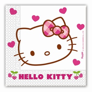 Vaisselle Jetable Hello Kitty Pour Anniversaire La Foir Fouille